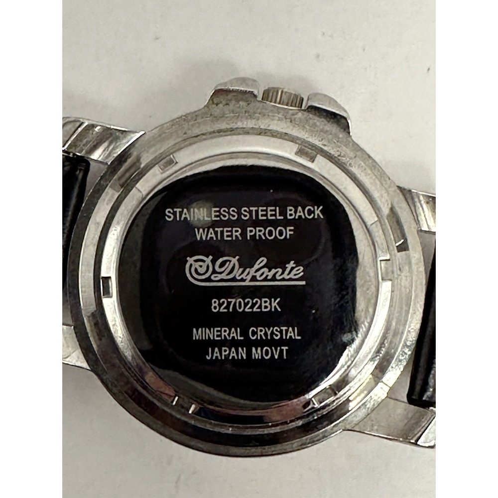 Dufonte 827022BK Mens Watch New Battery 41MM 8" H2 - Picture 12 of 12